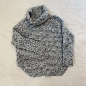 Free People Dylan Tweedy Chunky Turtle Neck Sweater